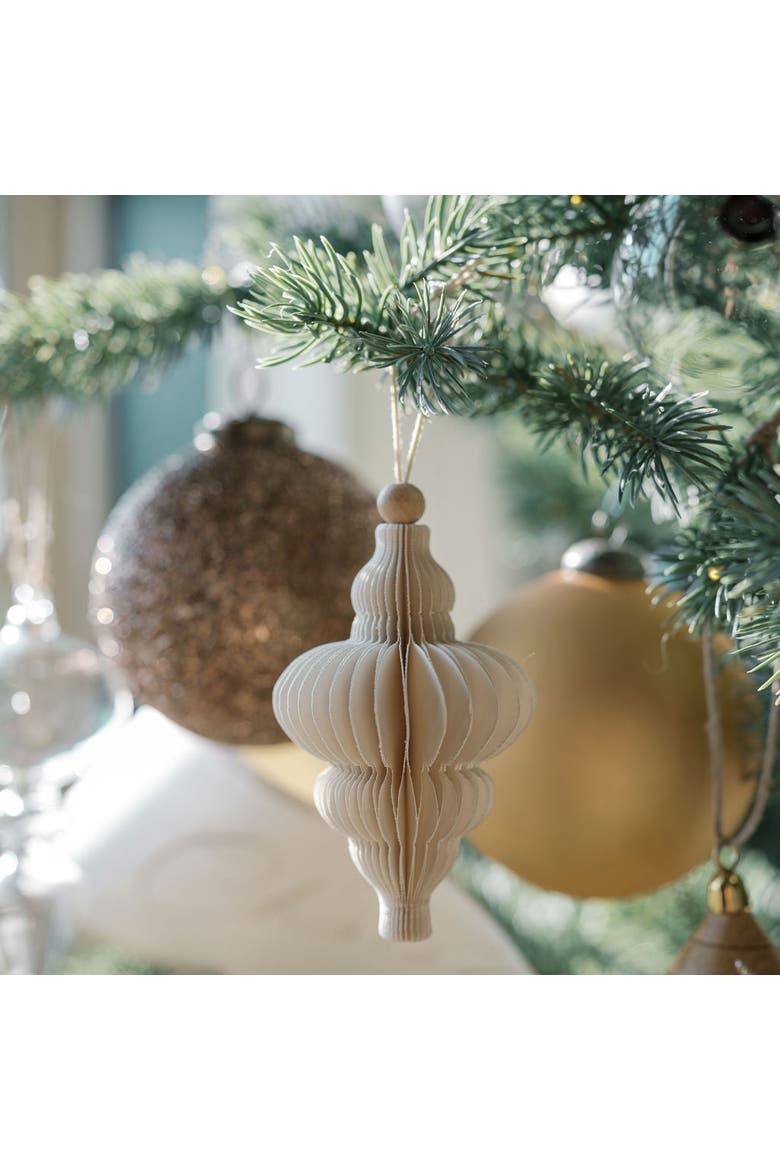 4" Matte Antique Gold Glass Ornament, Alternate, color, Gold