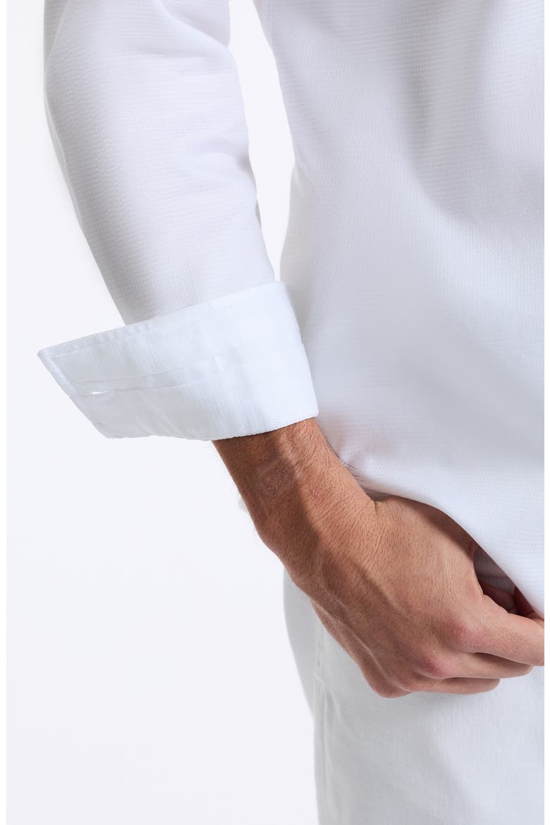 Arch Long Sleeve Dress Shirt, Alternate, color, WHITE