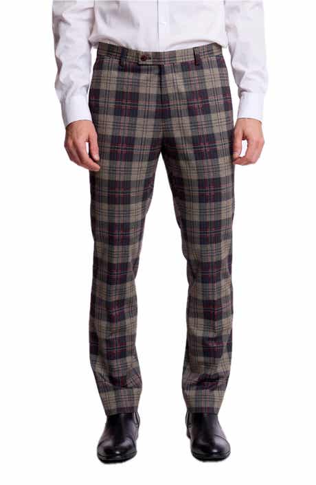 Downing Slim Fit Plaid Pants