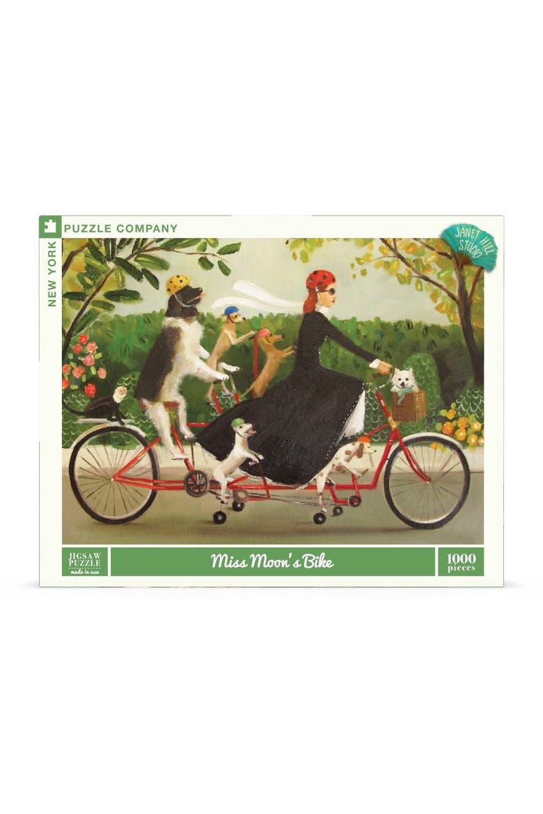 Miss Moon's Bike 1000 Piece Puzzle, Main, color, No Color