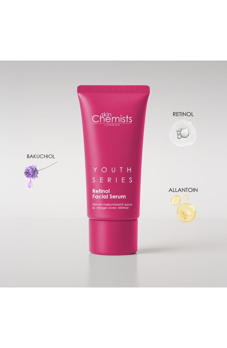 SKINCHEMISTS Youth Series Retinol & Bakuchiol Facial Serum 30ml, Alternate, color, White