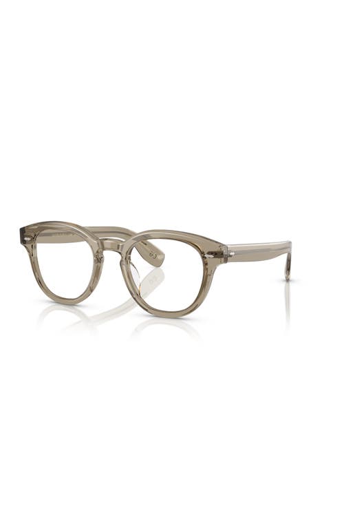 Oliver Peoples 50mm Round Optical Glasses In Green