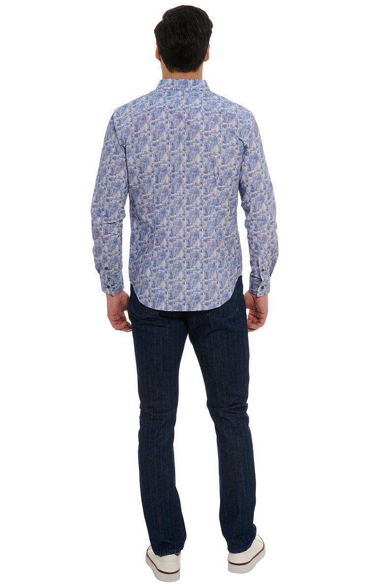 Robert Graham Chastin Abstract Print Button-Up Shirt, Alternate, color,
