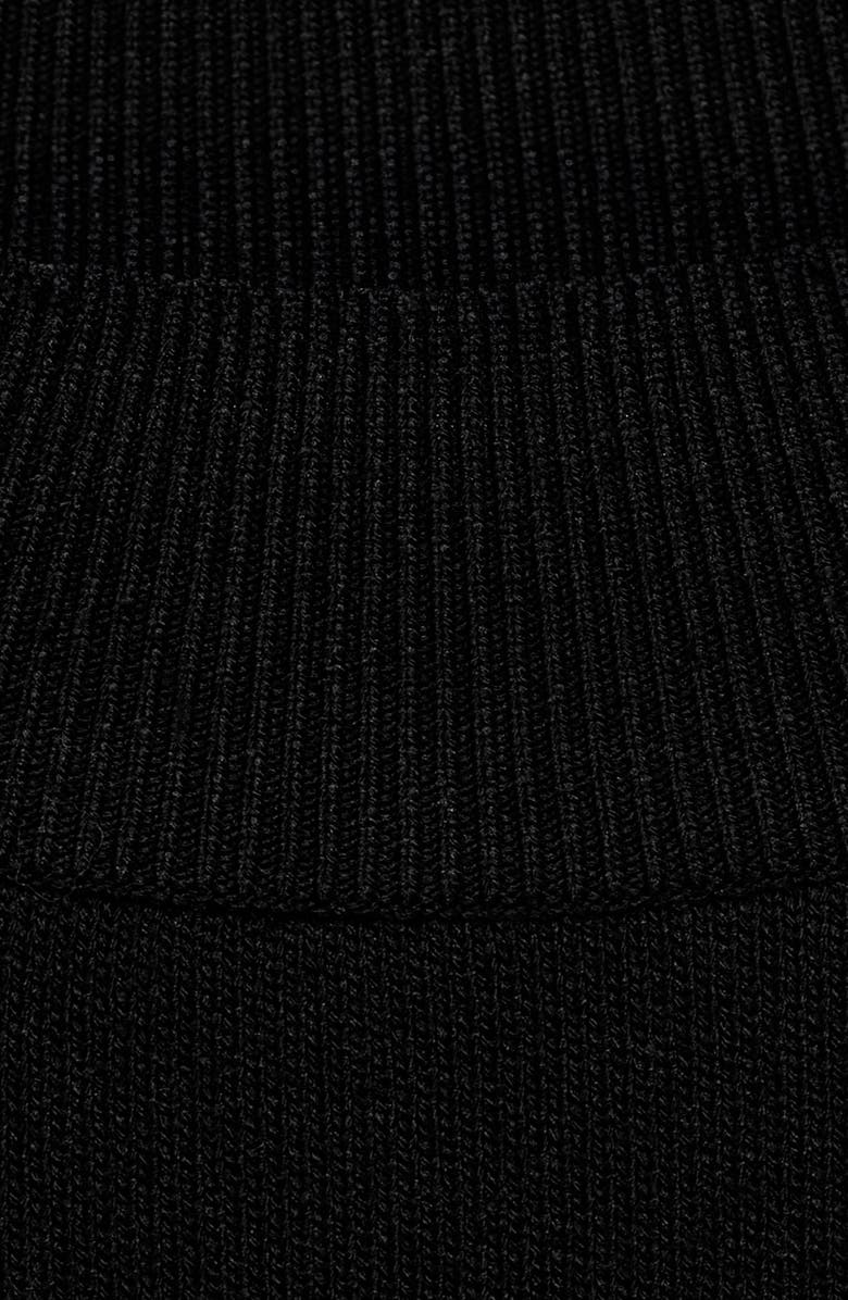 MANGO Perkins Mock Neck Short Sleeve Sweater, Alternate, color, 