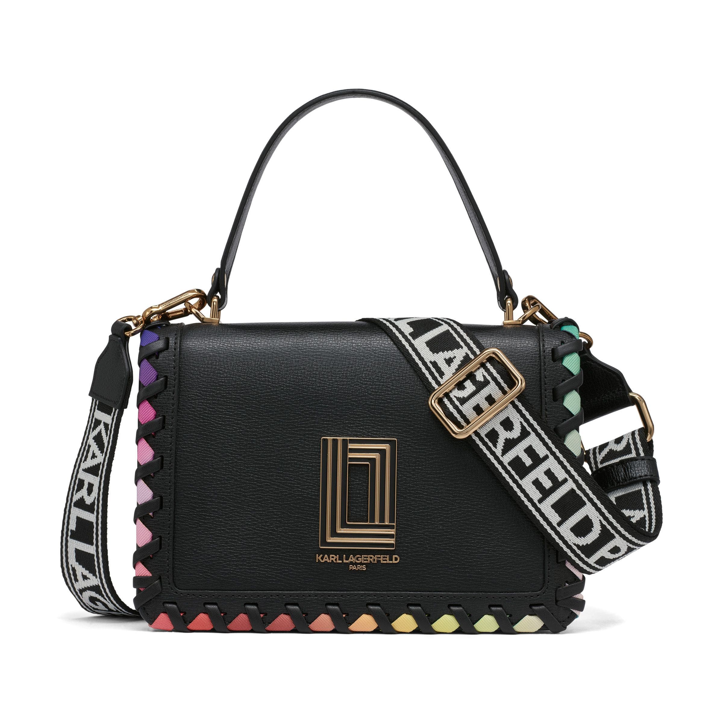 KARL LAGERFELD PARIS Simone Front Flap Crossbody, Main, color, 