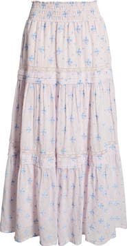 LoveShackFancy Phia Maxi Skirt