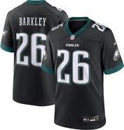 Nike Men's Nike Saquon Barkley  Black Philadelphia Eagles Alternate Game Jersey