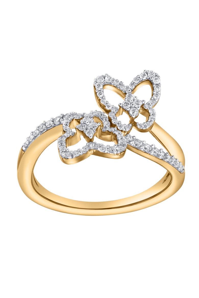 Lumetra 0.55 Ct 10K Gold Diamond Ring, Alternate, color, 10K White Gold