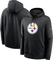 Nike Men's Nike Black Pittsburgh Steelers Club Logo Pullover Hoodie