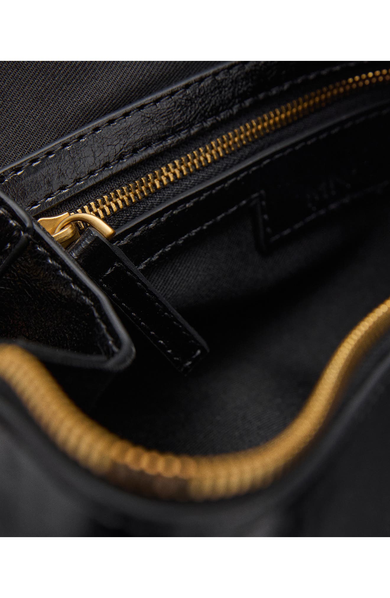 MANGO Faux Leather Bowling Shoulder Bag, Alternate, color, 