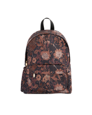 Fable England Deco Blooms Large Black Backpack