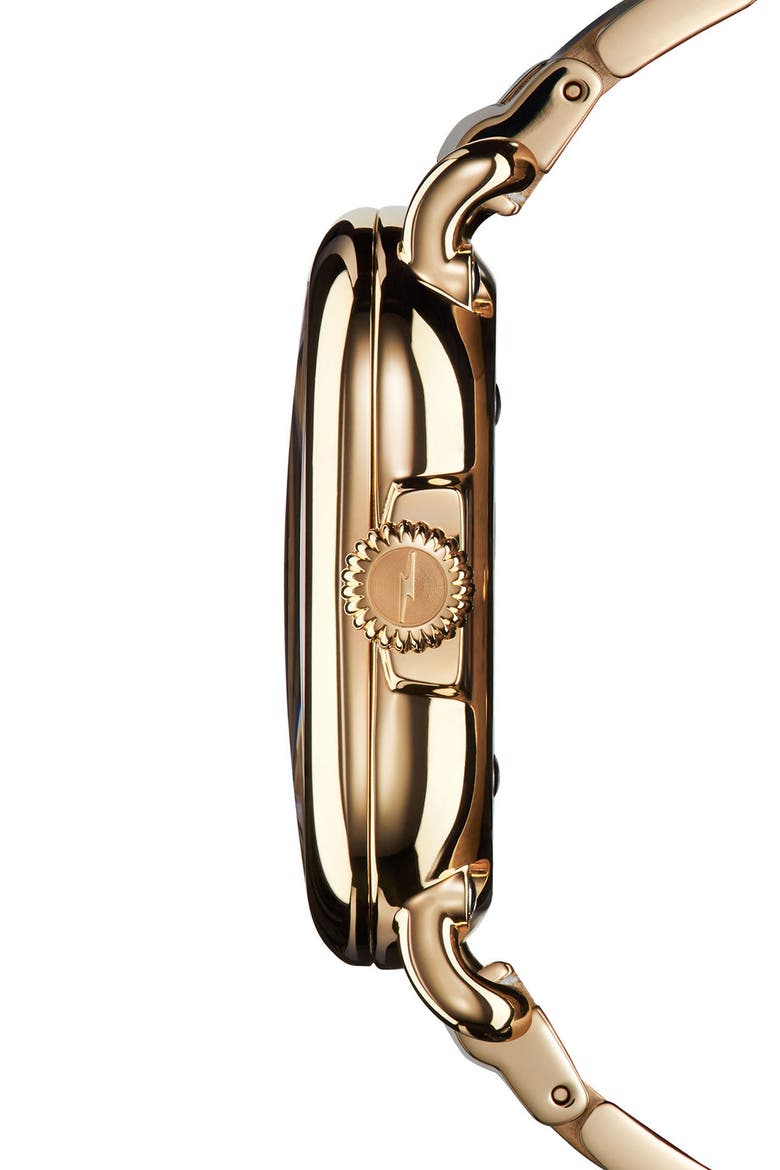 The Guardian Bracelet Watch, 36mm, Alternate, color, WHITE