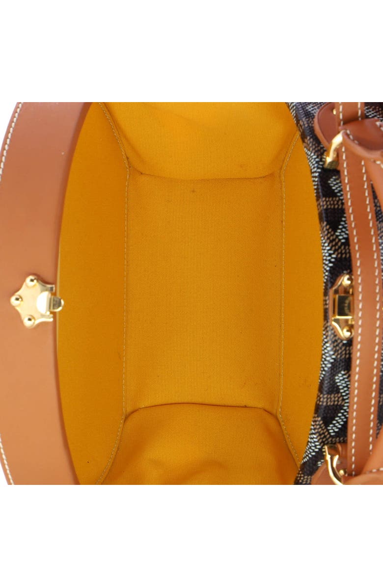 Pre-Owned Goyard Alto Hatbox Bag Coated Canvas, Alternate, color, Brown