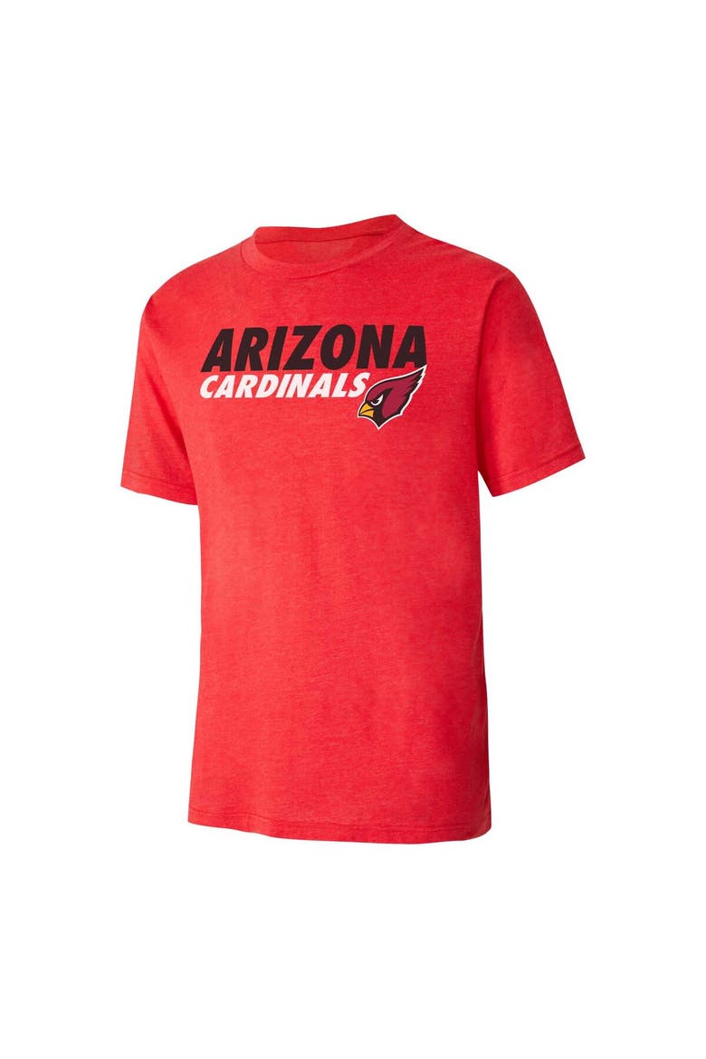 Men's Concepts Sport Black/Cardinal Arizona Cardinals Meter T-Shirt & Shorts Sleep Set, Alternate, color, Black
