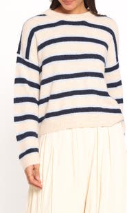 Petal & Pup Renae Striped Crewneck Sweater
