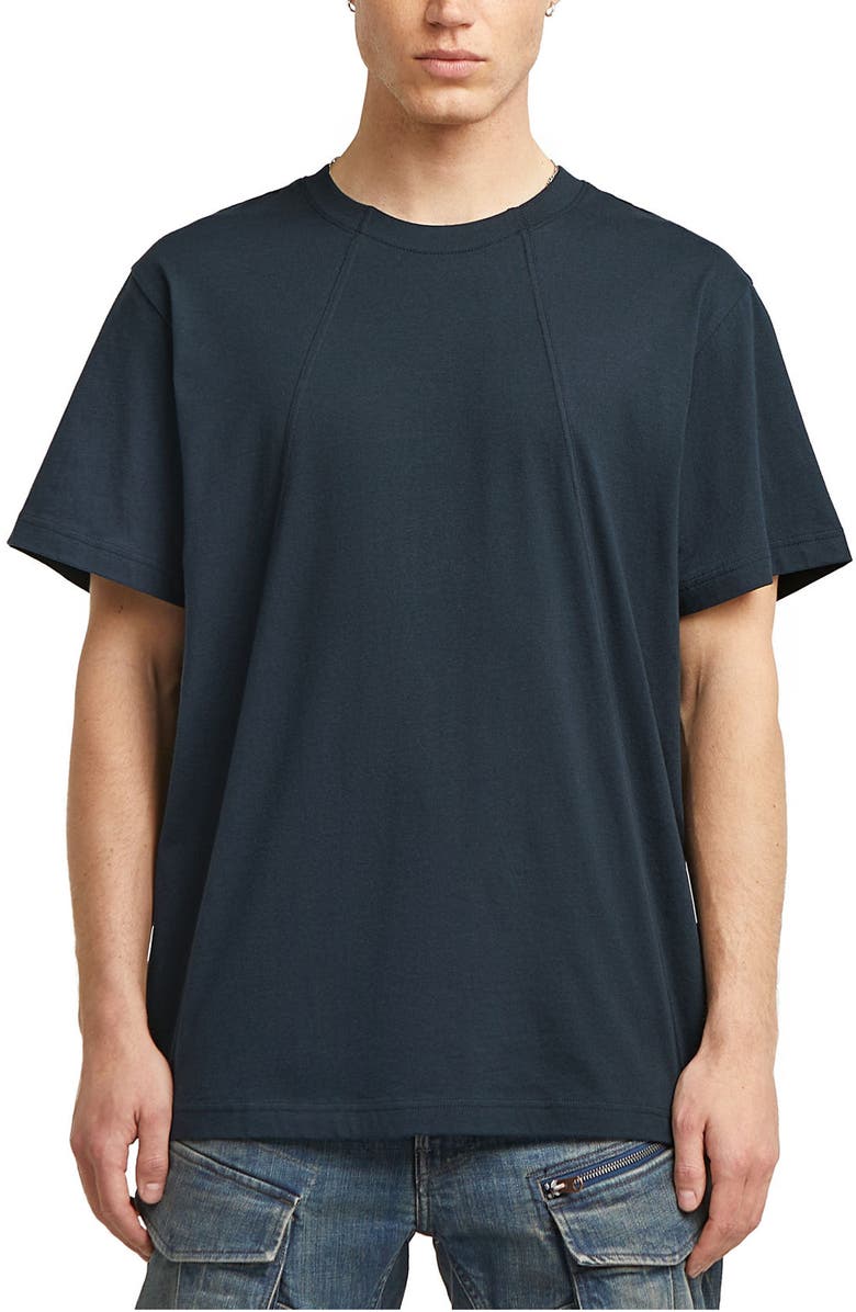 G-STAR Exposed Seam T-Shirt, Main, color, Dk Patriot Blue