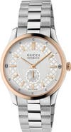 Gucci G-Timeless Slim Two-Tone Automatic Bracelet Watch, 40mm