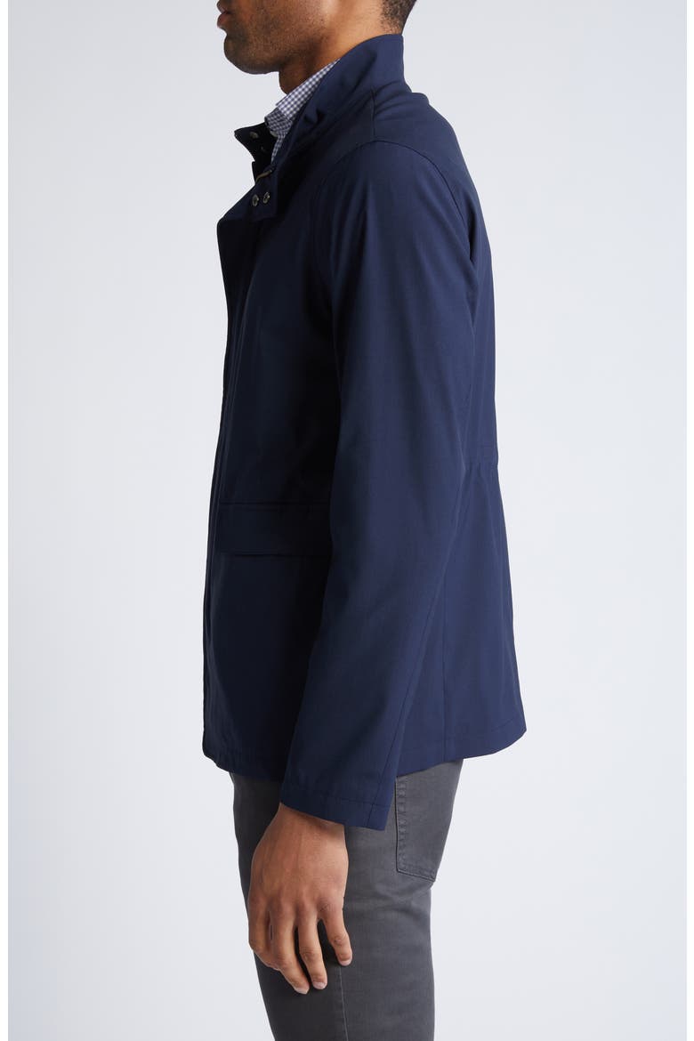 Excursionist Water Resistant Wool Coat, Alternate, color, NAVY