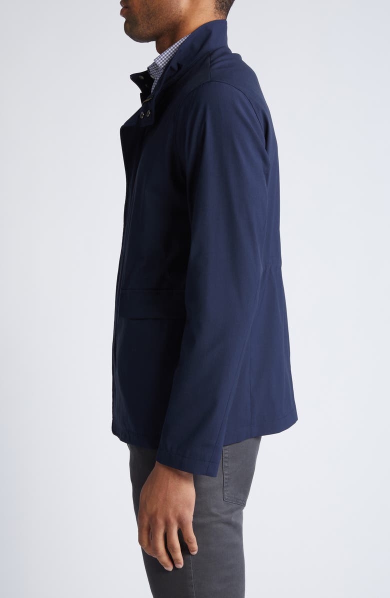 Peter Millar Excursionist Water Resistant Wool Coat, Alternate, color, 