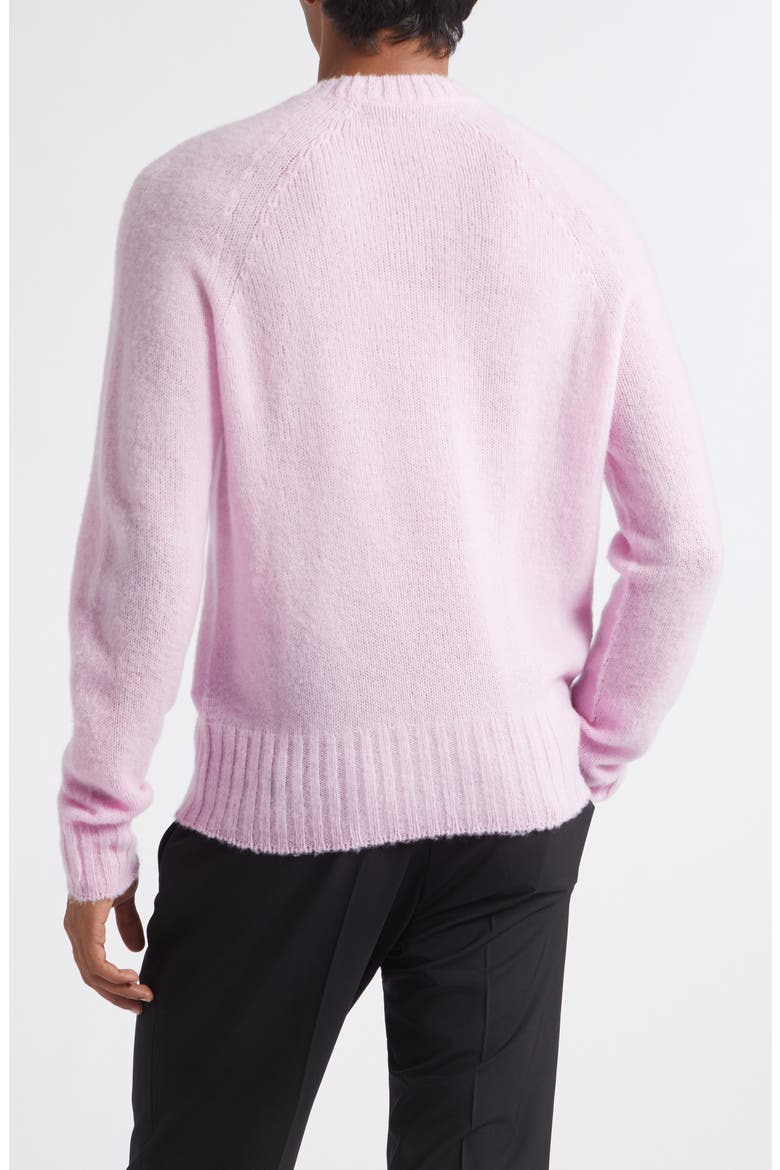 Brushed Cashmere Seamless Crewneck Sweater, Alternate, color, PAH LIGHT ROSE