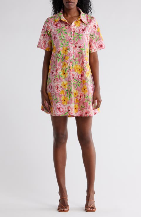 Windjammer Short Sleeve Cotton Shirtdress