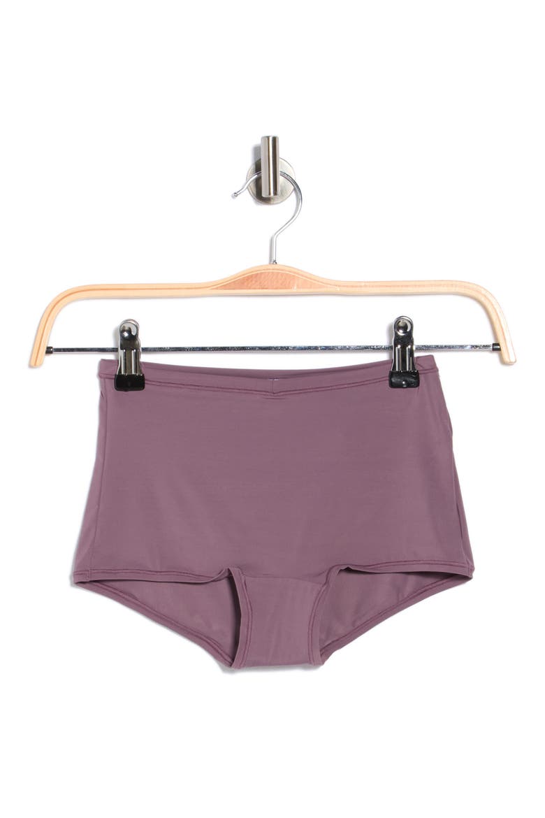 Soft Flex Boy Short, Alternate, color, BLACK PLUM