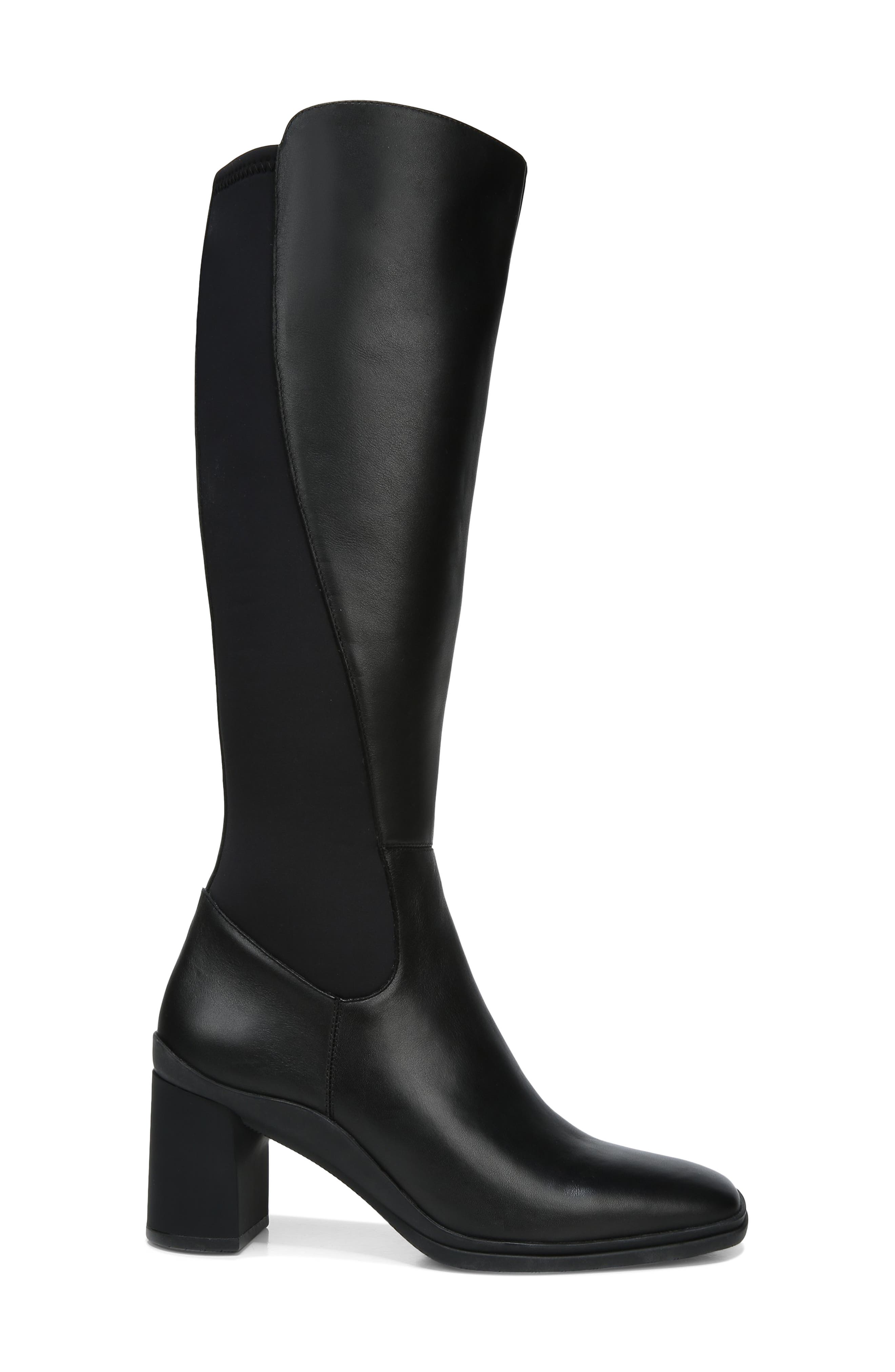Naturalizer Axel Weatherproof Knee High Boot, Alternate, color, Black Leather
