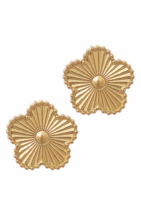 Adornia Clover Stud Earrings