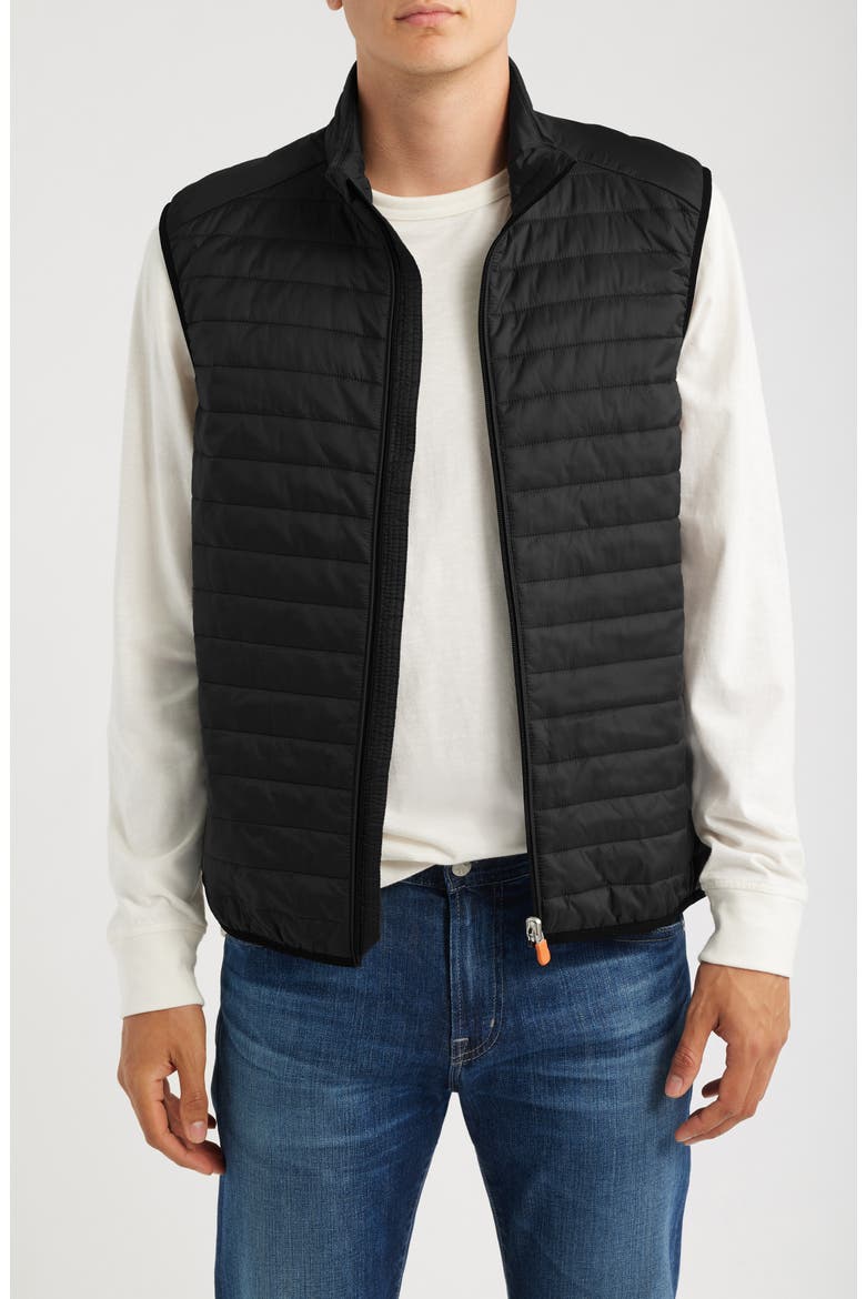 Vince Water Repellent Puffer Jacket, Main, color, BLACK