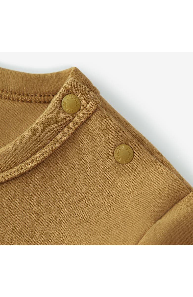 Milkbarn Brushed Long Sleeve T-Shirt, Alternate, color, Peanut