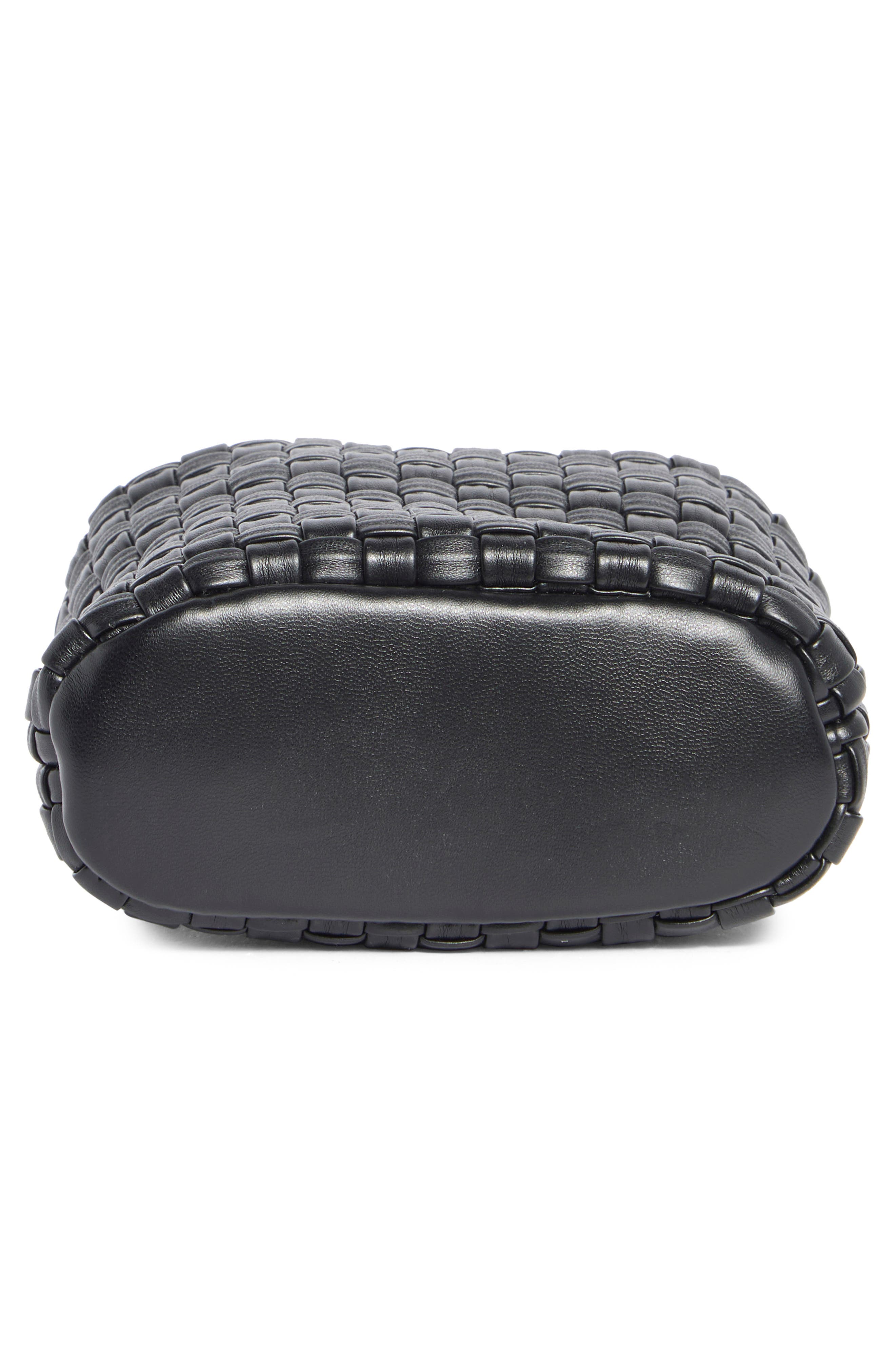 URBAN EXPRESSIONS HANDBAGS Mini Woven Crossbody Bag, Alternate, color, Black