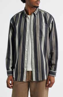 BP. Stripe Cotton Button-Down Shirt