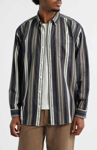 BP. Stripe Cotton Button-Down Shirt