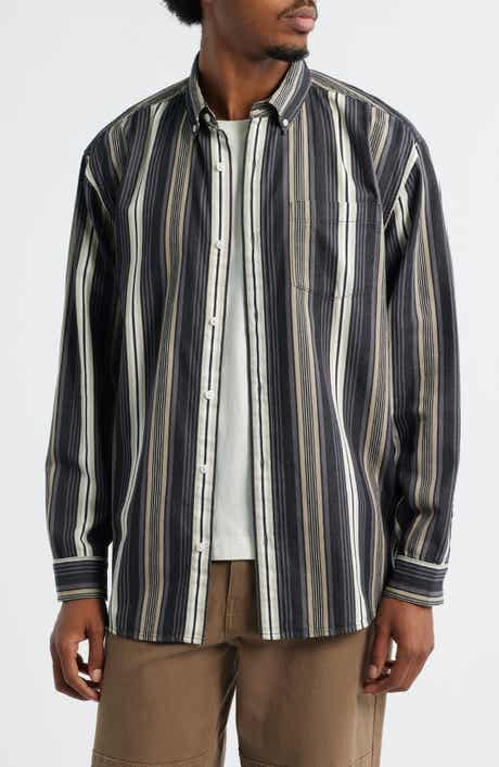 BP. Stripe Cotton Button-Down Shirt