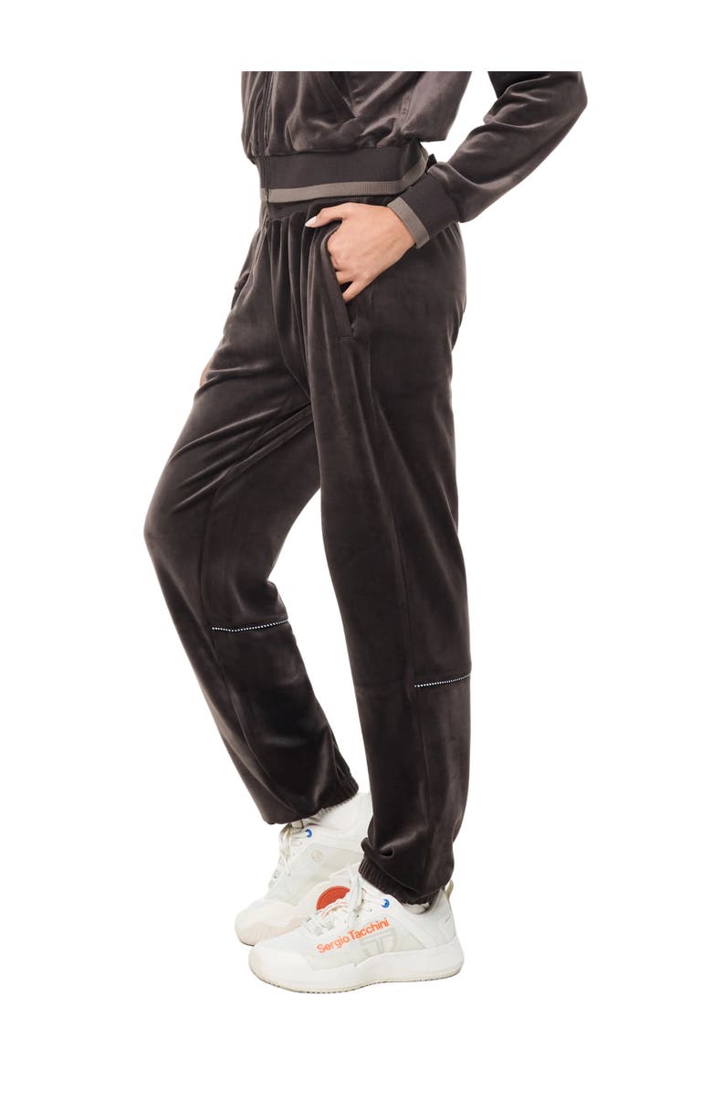 Sergio Tacchini Leta Velour Pant, Main, color, Mulch