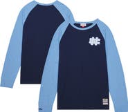 Mitchell & Ness Men's Mitchell & Ness Navy North Carolina Tar Heels Legendary Slub Raglan Long Sleeve T-Shirt