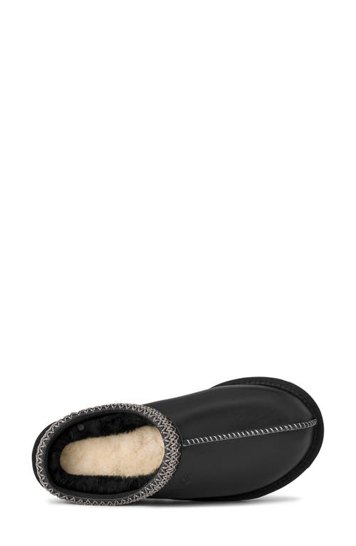 Ugg(r) Tasman Leather Slipper In Black