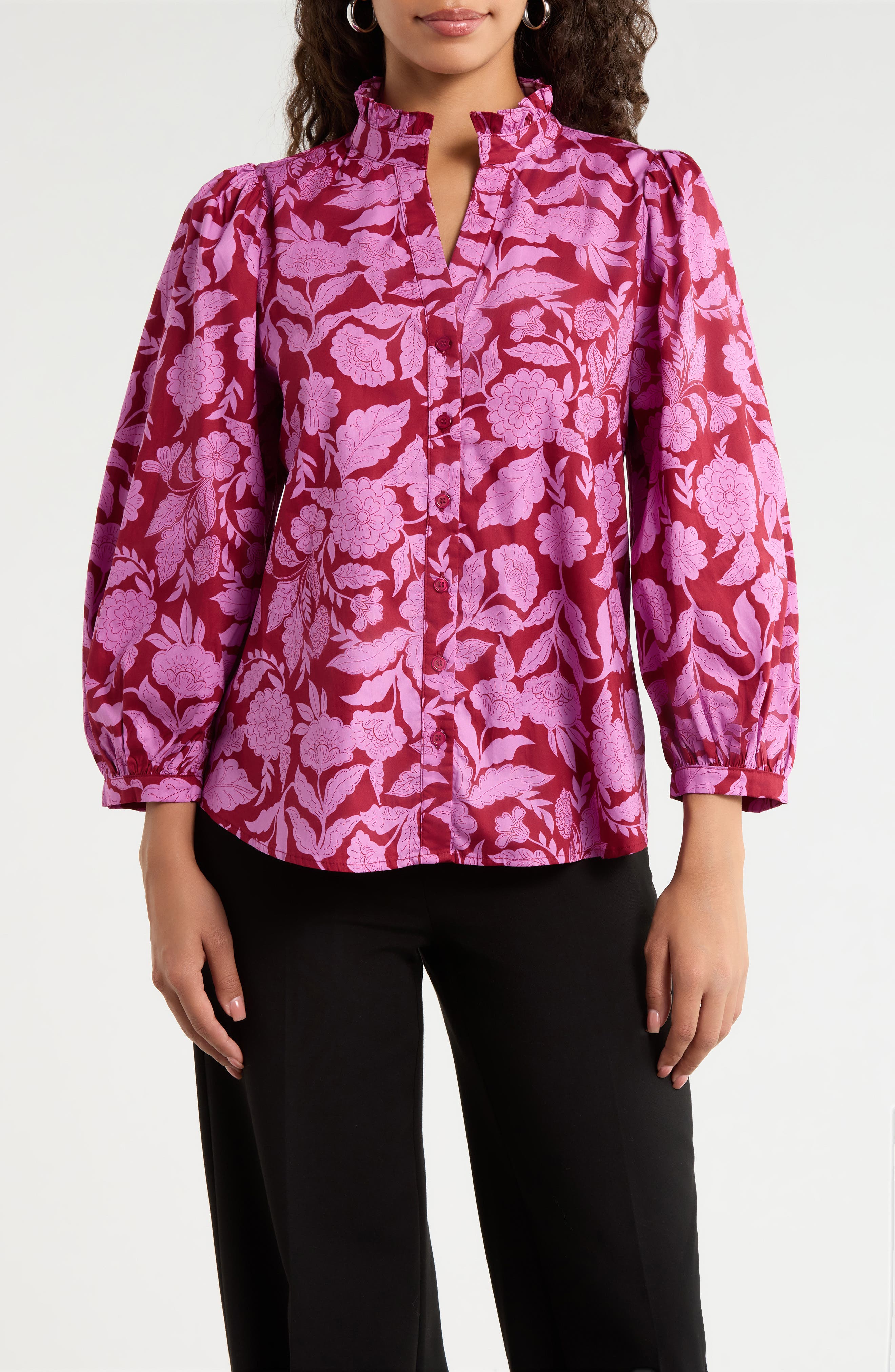 selected BURGUNDY-PINK