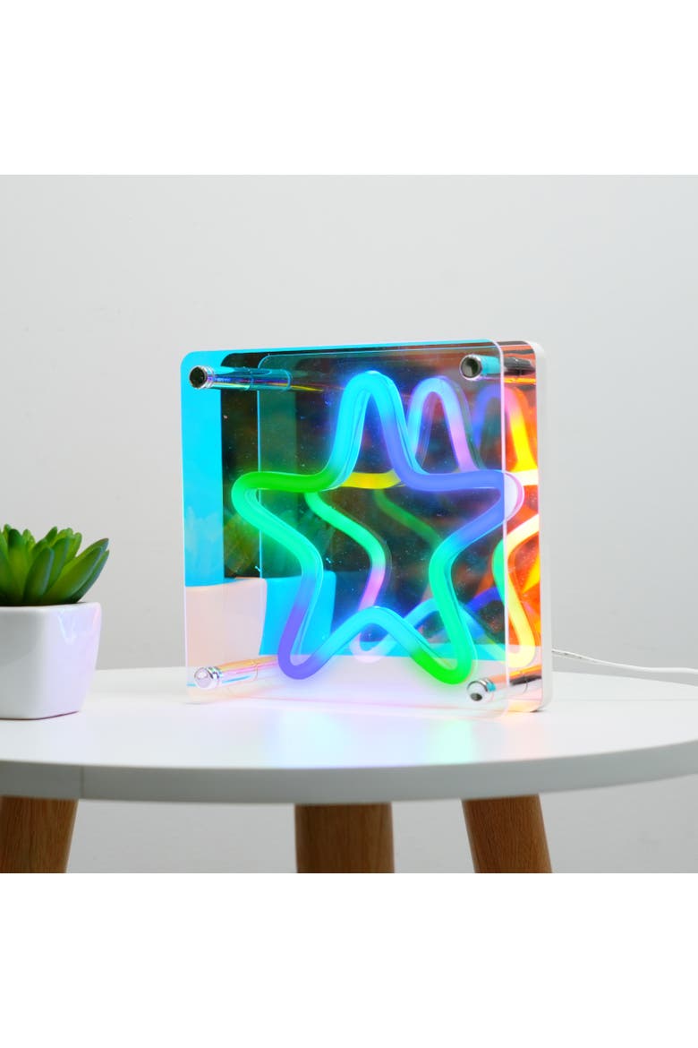 3D Acylic Sign, Alternate, color, Star