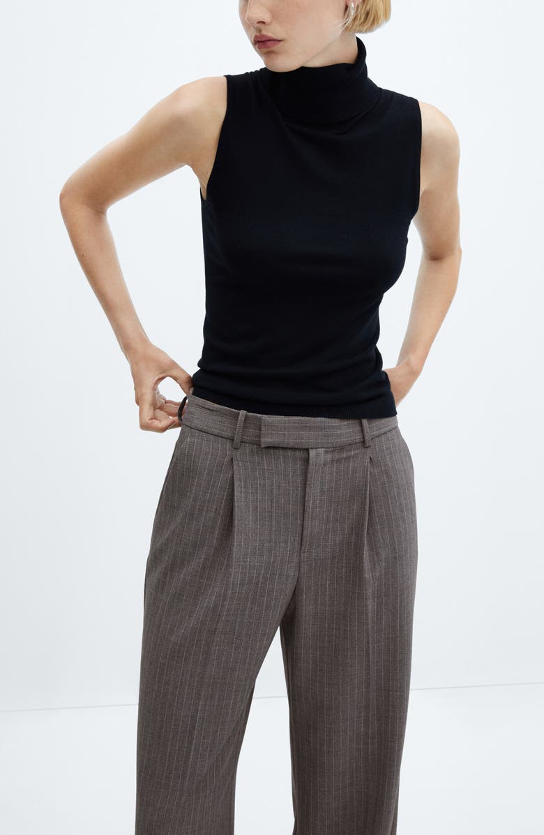 MANGO Pinstripe Suit Pants, Alternate, color, 