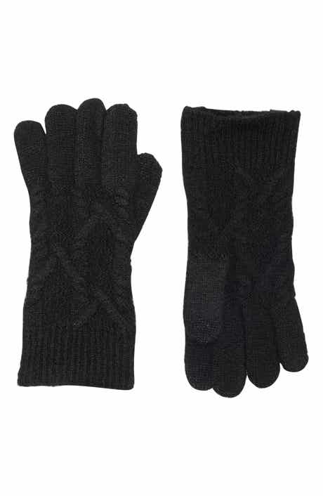 AllSaints Cable Knit Gloves