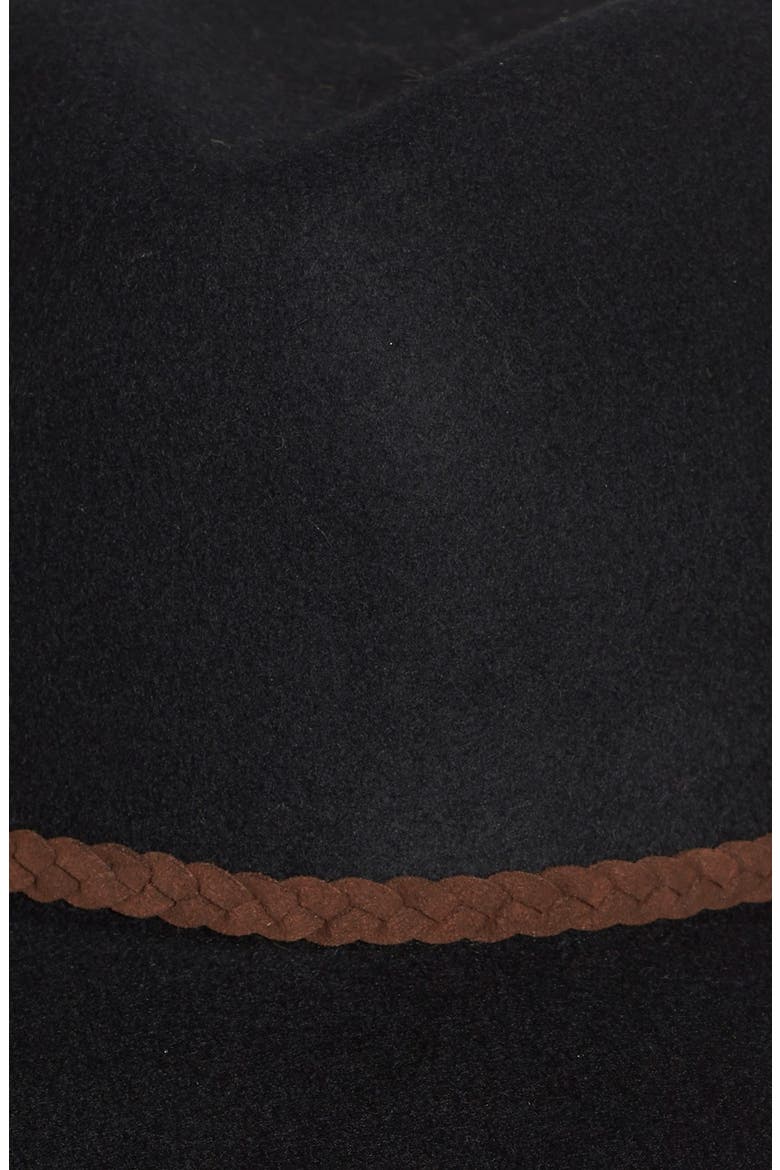 Felt Panama Hat, Alternate, color, BLACK