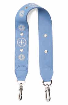 Longchamp Studded Leather Bag Strap