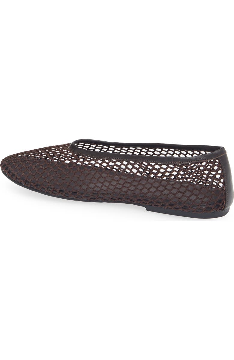 Tony Bianco Mazey Ballet Flat, Alternate, color, Chocolate Mesh