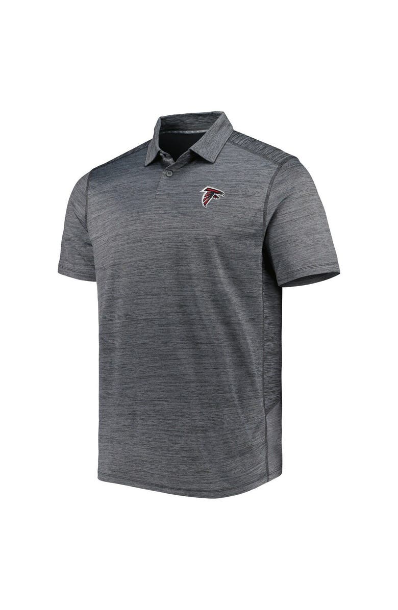 Tommy Bahama Men's Tommy Bahama Charcoal Atlanta Falcons Delray Frond IslandZone Polo, Alternate, color, 