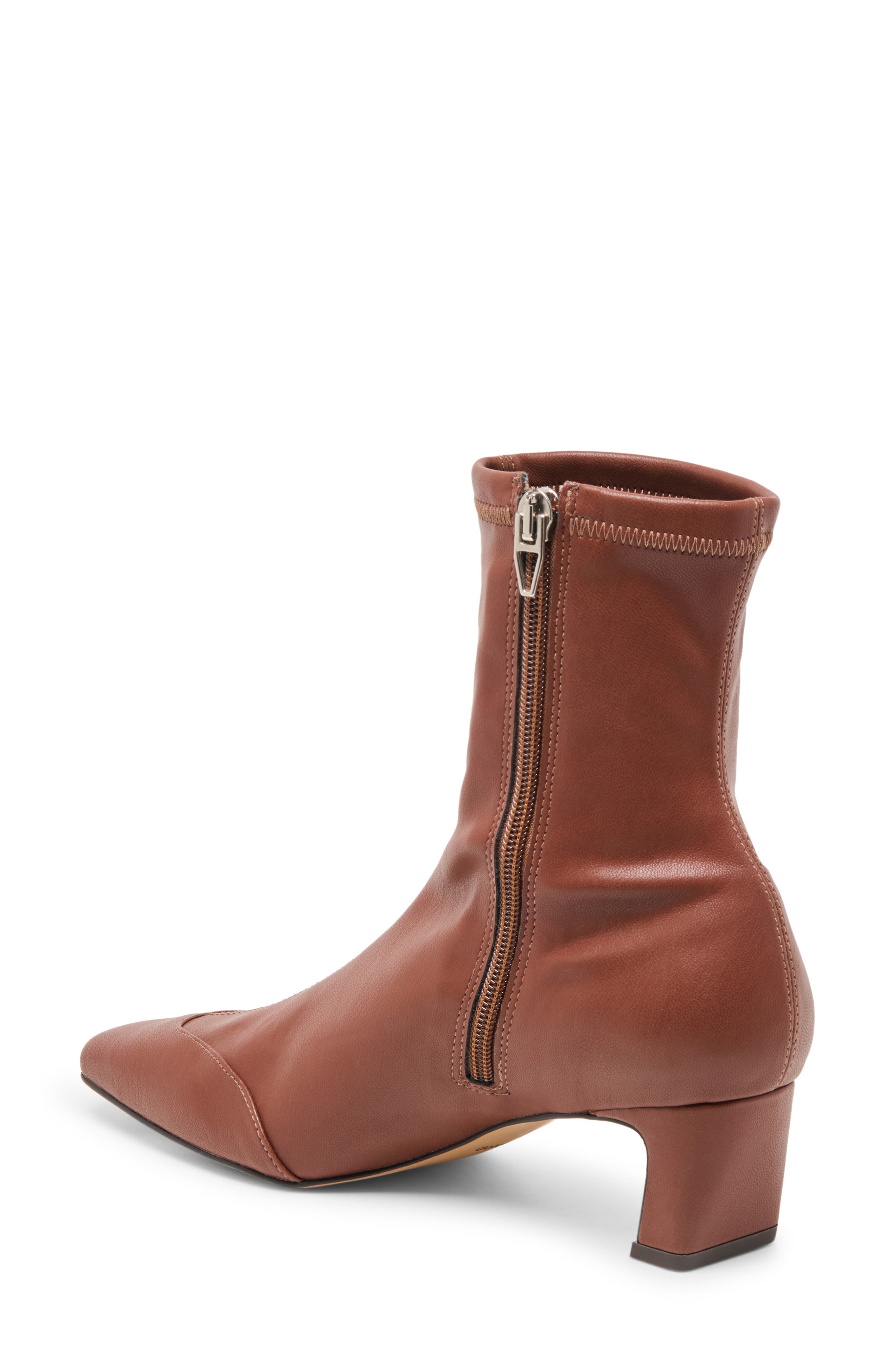 Anika Block Heel Bootie, Alternate, color, BROWN STELLA