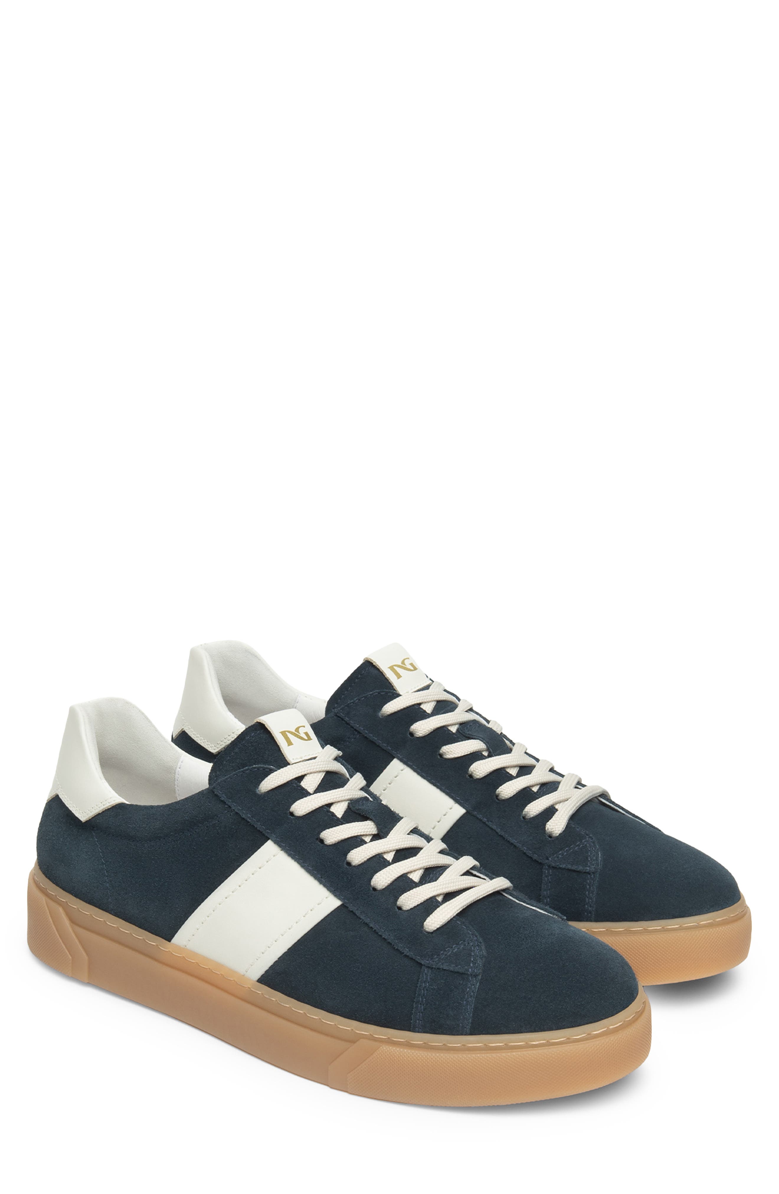 NeroGiardini Low Top Sneaker, Main, color, Navy