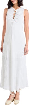 The Good Journey Cutout Detail Rib Maxi Dress