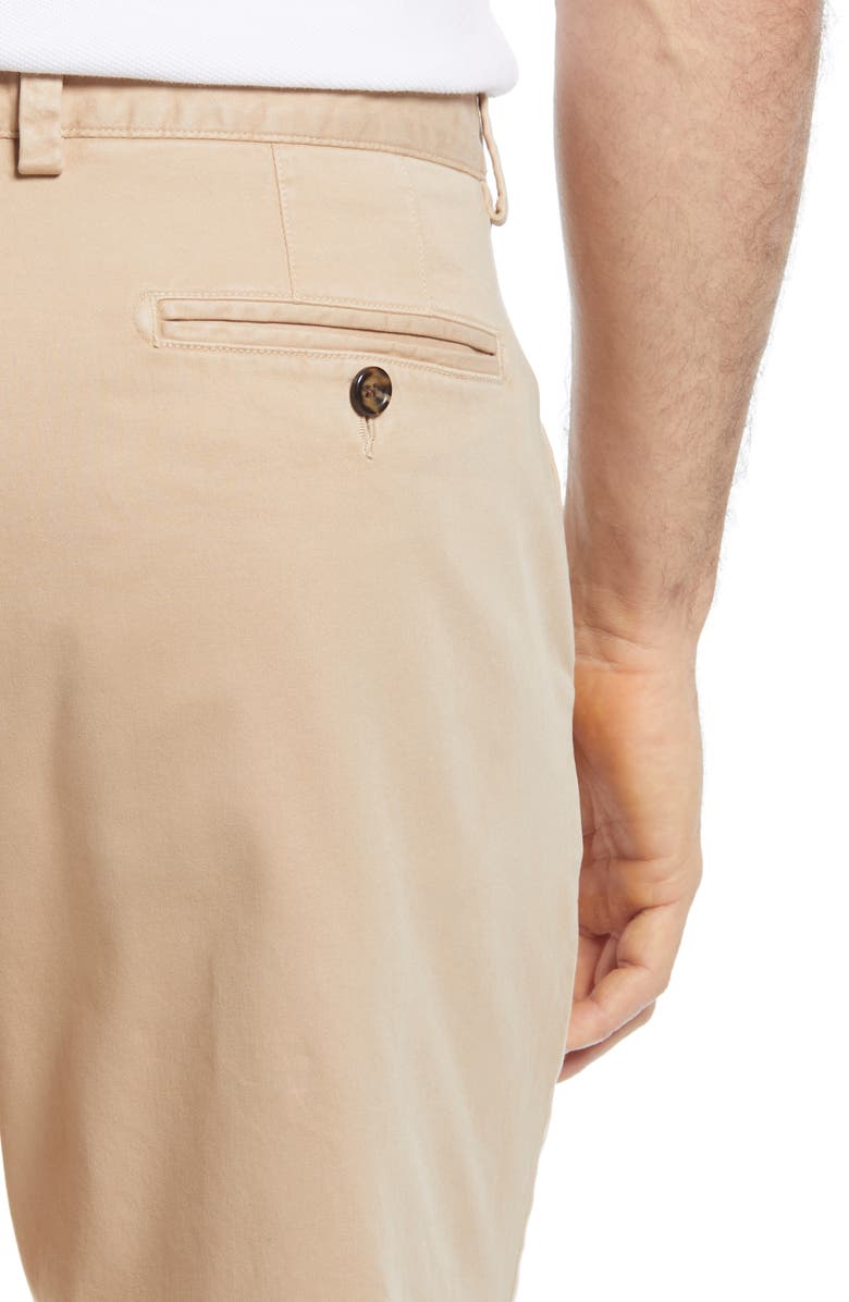 Johnston & Murphy Flat Front Chinos, Alternate, color, Sand