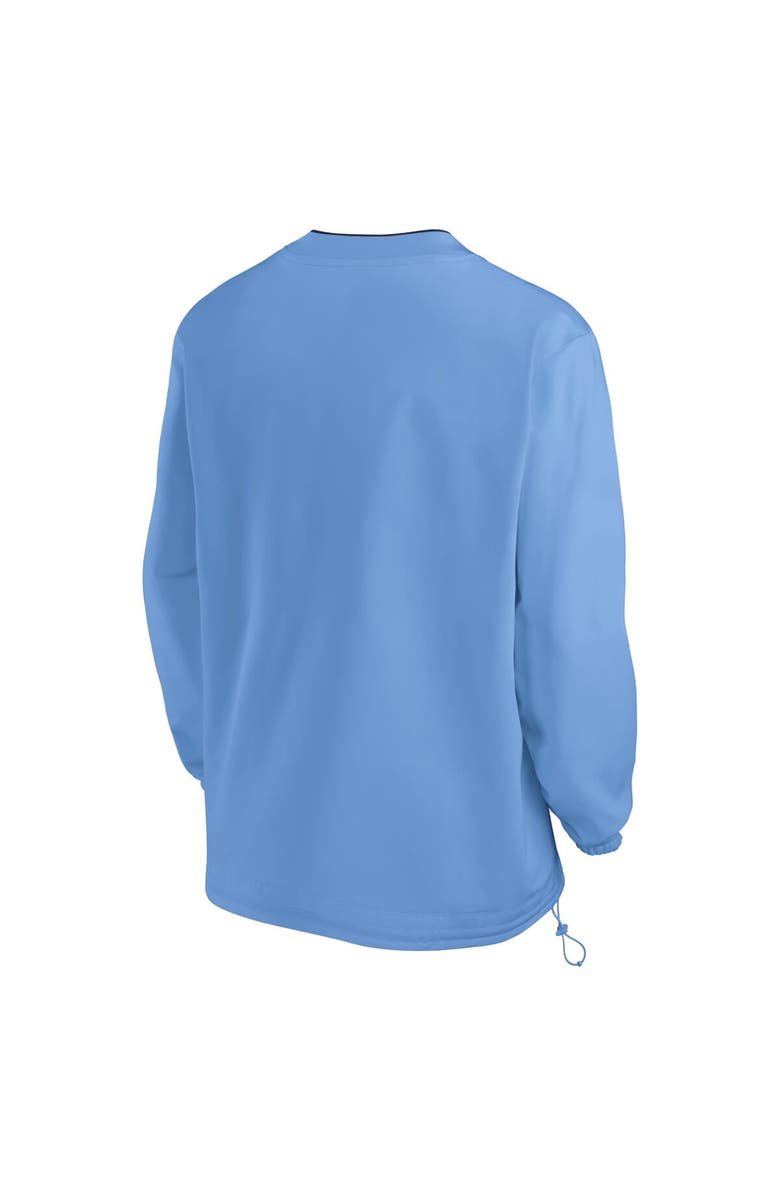 Jordan Brand Men's Jordan Brand Carolina Blue North Carolina Tar Heels 2024 Sideline Pullover Windshirt, Alternate, color,